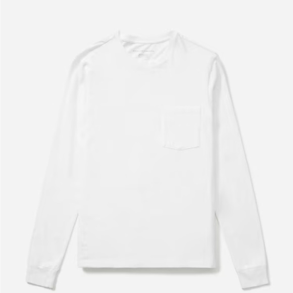 BNWT The Organic Cotton Long-Sleeve Pocket Tee | Uniform - Picture 2 of 2